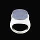 Ole Waldemar 
Jacobsen. 
Sterling Silver 
Ring with 
Chalcedony.
Designed and 
crafted by Ole 
...