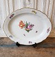 Royal 
Copenhagen Full 
Saxon Flower 
dish
No. 1555, 
Factory first. 
Measures 23.5 
x 30.5 cm.