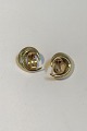 Hans Hansen 14K Gold Ear Clips No 405