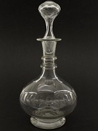 Olive cut Holmegaard decanter