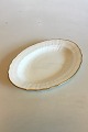 Royal 
Copenhagen 
White Curved 
with serrated 
Gold 
edge(Pattern 
387/ Josephine) 
Oval Serving 
Dish ...
