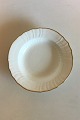 Royal 
Copenhagen 
White Curved 
with serrated 
Gold 
edge(Pattern 
387/ Josephine) 
Deep Plate No 
...