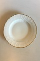 Royal 
Copenhagen 
White Curved 
with serrated 
Gold 
edge(Pattern 
387/ Josephine) 
Dinner plate No 
...