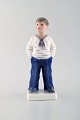 Dahl Jensen porcelain figurine. Sailor boy. Model number 1225. 1st factory 
quality. 1920/30