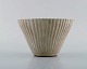 Arne Bang. Ceramic vase in fluted style. Model number 119.
