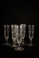 Old French 
champagne glass 
/ flute in 
crystal glass.
H:16.5cm. 
Dia.:5,5cm. (3 
pcs. 
Available.)