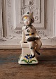Aluminum 
faience  
Figurine from 
1953 - Chimney 
Sweeper
Height 17 cm.