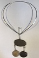 "Georg Jensen" 
Vivianna Torun 
Bülow-Hübe 
Silver Neck 
Ring Unique 
Personal 
Workshop Biot 
Neck ...