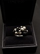 Georg Jensen sterling silver Moonlight Grapes ring with black onyx sold