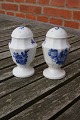 Blue Flower Angular Danish porcelain. Set salt- and pepper castor