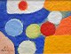 Kaage, Karl 
(1932 -) 
Denmark / 
Sweden: 
Composition. 
Oil on paper. 
Signed: Kaage 
1985. 12 x 15 
...