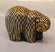 Gustavsberg Sweden , Small Brown bear 7 x 10 cm Lisa Larson Nordic Zoo
