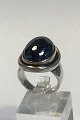 Georg Jensen 
Sterling Silver 
Ring No 46A 
Hematite Ring 
Size 50 US 4 
1/2 Weight 13.1 
gr/0.46 oz