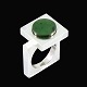 Boy Johansen. 
Sterling Silver 
Ring with 
Nephrite - 
1960s.
Designed and 
crafted by 
Svend Erik ...