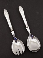 Salad set silver and steel sold