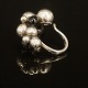 Georg Jensen: A Moonlight Grapes sterlingsilver ring. Ringsize: 54