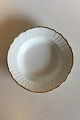 Royal Copenhagen White Curved with serrated Gold edge(Pattern 387/ Josephine) 
Dessert Plate No 604