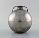 Just Andersen. Art deco vase in pewter. 1940