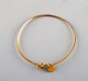 Swedish 
goldsmith. 
Gilded sterling 
silver 
bracelet. Mid 
20th century.
In very good 
...