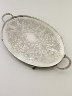 Silver plated English serving tray