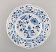 Stadt Meissen blue onion pattern. Large soup plate. 10 pieces in stock. Mid 20th 
century.

