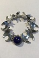 Georg Jensen Sterling Silver Bracelet No 130B Lapis Lazuli