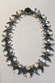 Georg Jensen Sterling Silver Necklace No 130B Mosagate