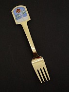 A Michelsen Gold Plated Sterling Silver Christmas Fork 1977 sold