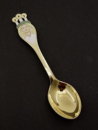 A Michelsen gold plated sterling silver Christmas spoon 1959 sold