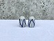 Lyngby, Danild 
40, Harlequin, 
Blue flame, 6cm 
high, 4cm in 
diameter * Nice 
condition *