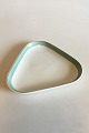 Royal 
Copenhagen 
Dybbol 
Triangular Dish 
No 9721. 
Measures 23 cm 
/ 9 1/16 in.