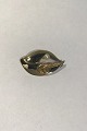 Bernhard Hertz 14K Gold Brooch w Pearl