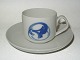 Bing & 
Grondahl, Blue 
Koppel, Teacup 
with saucer.
Design Henning 
Koppel.
Decoration 
number ...