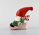 Lisa Larson for Gustavsberg. Candleholder. Elf on a sledge in glazed stoneware. 
Late 20th century.