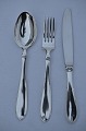 Danish silver, 
with Toweres 
marks / 830s. 
Flatware, 
"Arvesolv" 
Pattern No. 1. 
Dinner set for 
1 ...