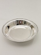 Silver serving bowl