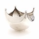 Hans Hansen, Denmark: A small sterlingsilver bowl. Dated 1987. 1/100. H: 8,3cm. 
W: 196gr