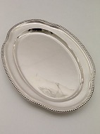 Silver oval serving dish sold