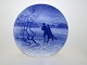 Bing & Grondahl 
Christmas Plate 
from 1927 - Ice 
skaters.
Factory first.
Diameter 18 
...