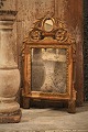 Decorative, 
French 1800 
Century mirror 
with fine 
decorated frame 
with old 
gilding and a 
super ...