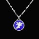 Georg Jensen. 
Sterling Silver 
Pendant with 
Enamel #116 -  
Harald nielsen.
Design by 
Harald ...