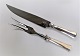 Hans Hansen. 
Silver cutlery 
(830). Arvesölv 
no.5. Carving 
set. Length 
28.5 cm.