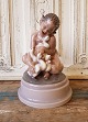 Jens Jacob 
Bregnø for Dahl 
Jensen big faun 
with goslings 
No. 1198, 
Factory second. 

Height 25 ...