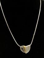 Sterling silver necklace with pendants