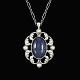 Georg Jensen. 
Silver Pendant 
#632 with 
Sodalite and 
Rock Crystal - 
Limited 
Edition.
Design by ...