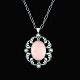 Georg Jensen. 
Silver Pendant 
#632 with Rose 
Quartz - 
Limited 
Edition.
Design by 
Georg Jensen 
...