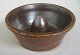 Baking pan from the South of Jutland in bronze-ceramics. 19th century H: 6 cm. Dia: 15.5 cm. ...