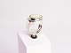 Ring of 925 sterling silver decorated with white Jade and stamped CA.
5000m2 udstilling.