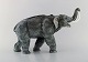 Large Rosenthal mammoth / elephant in hand painted porcelain. 1930