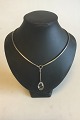 Georg Jensen Sterling Silver Torun Neckring No 174 with Torun Pendant No 128